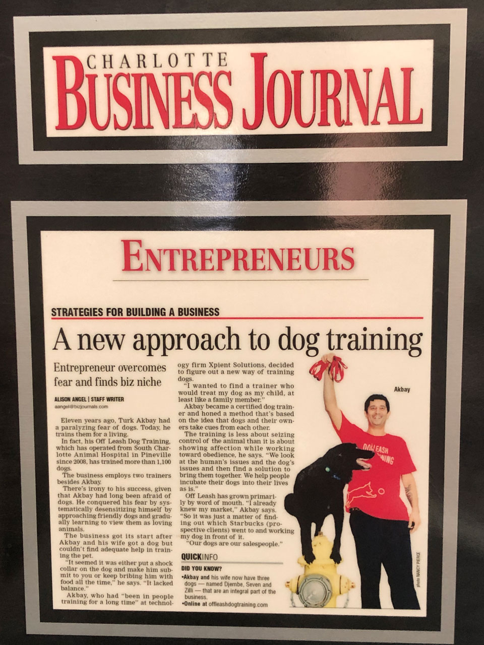 Walking your dog provides a number of benefits for both you and your dog, including valuable bonding time Walk your dog