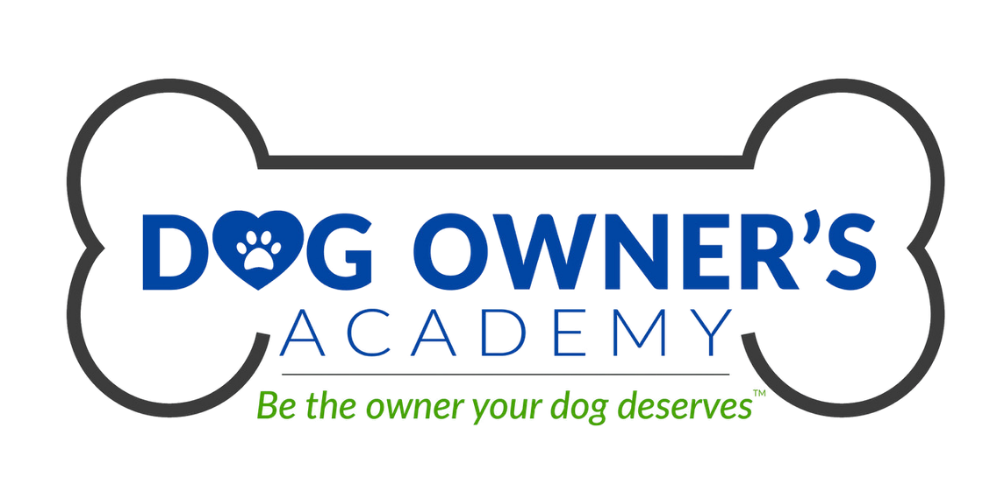 Logo for Dog Owner's Academy: Be the owner your dog deserves.